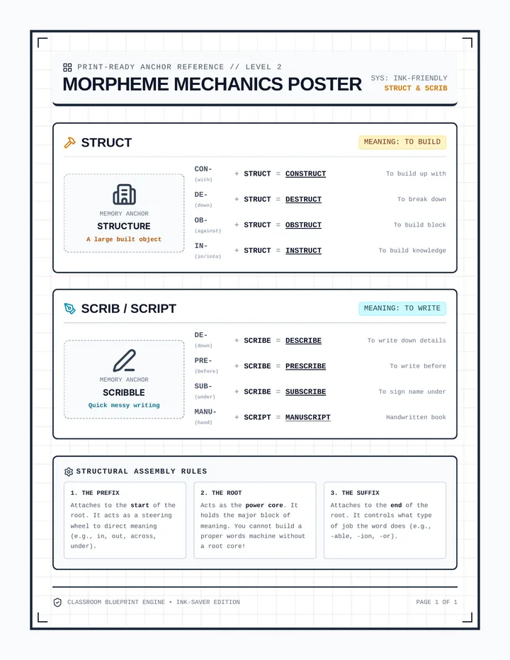 Struct and Scrib Anchor Chart