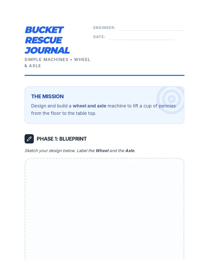 Bucket Rescue Journal