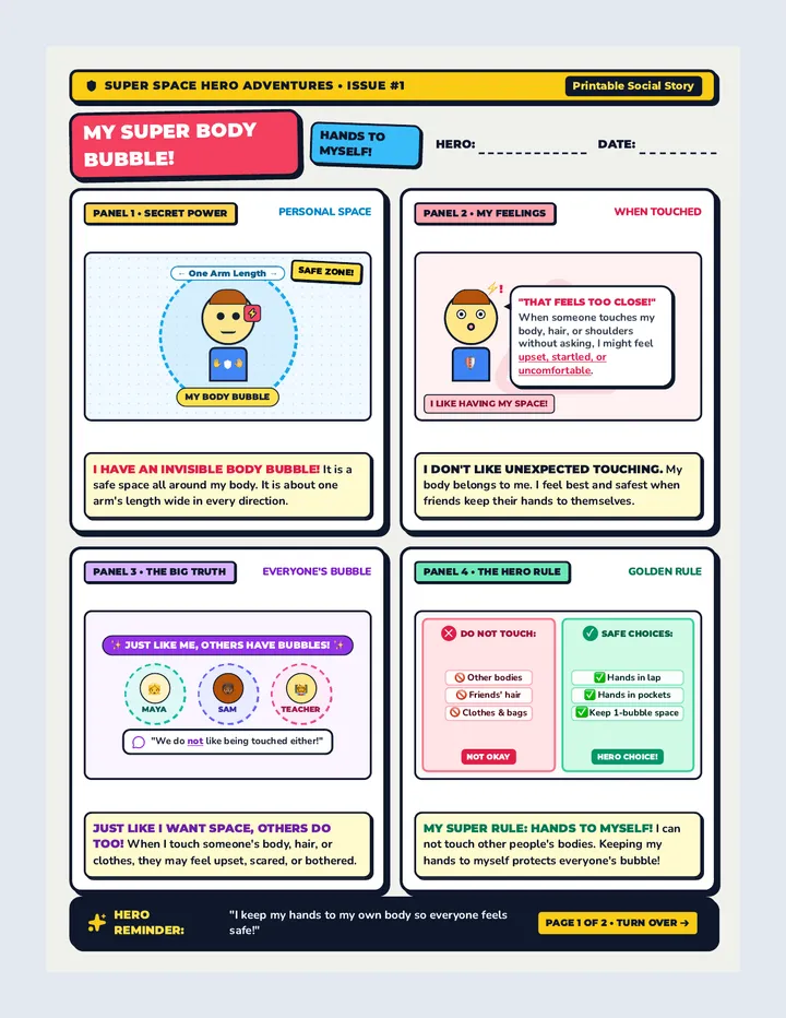 Body Bubble Comic Story