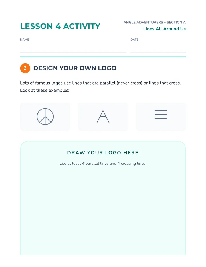 Line Logo Activity