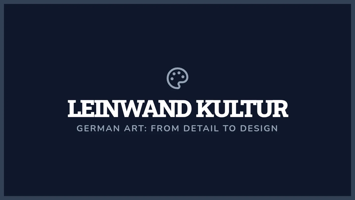 Leinwand Kultur Slides