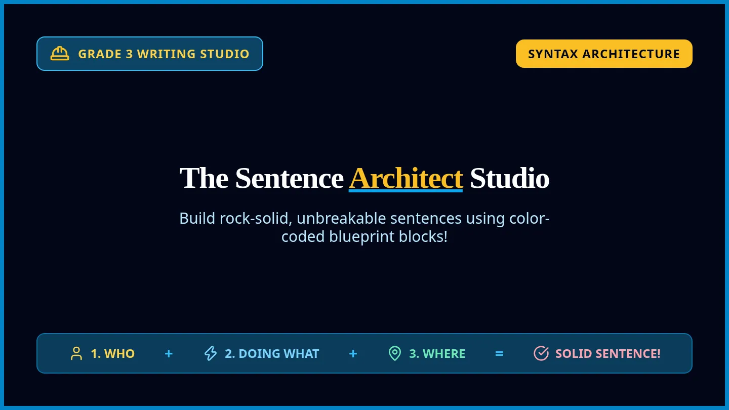 Sentence Architect Studio Slides