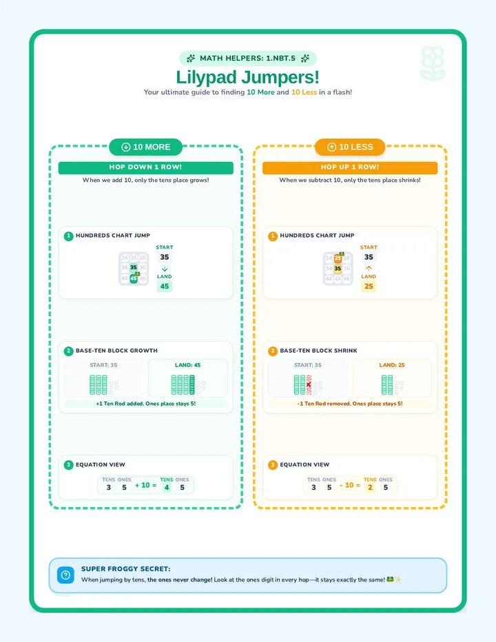 Lilypad Jumpers Anchor Chart