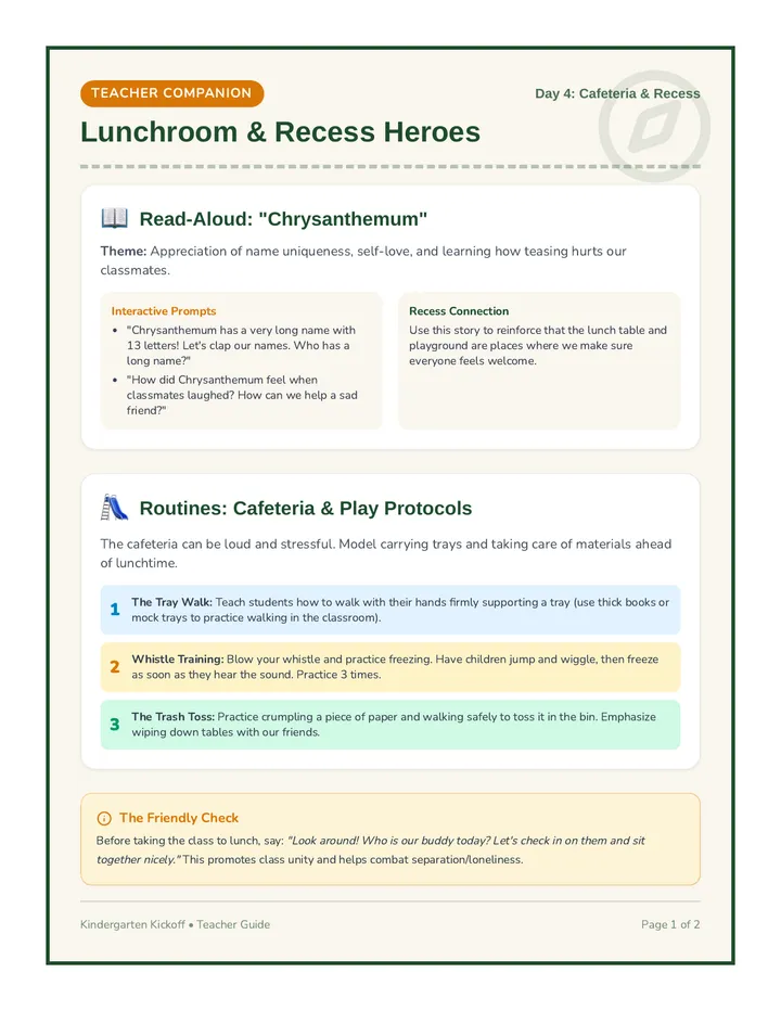 Lunch and Play Packet