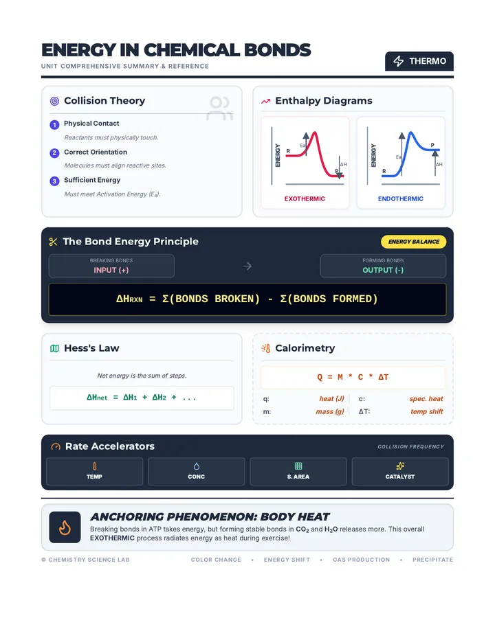 Bond Energy Infographic Summary