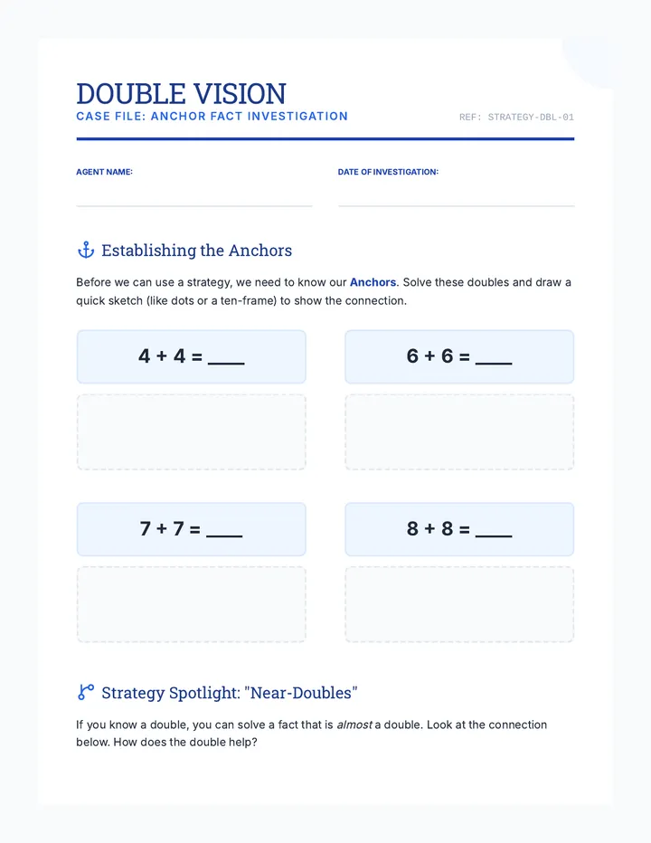 Double Vision Worksheet