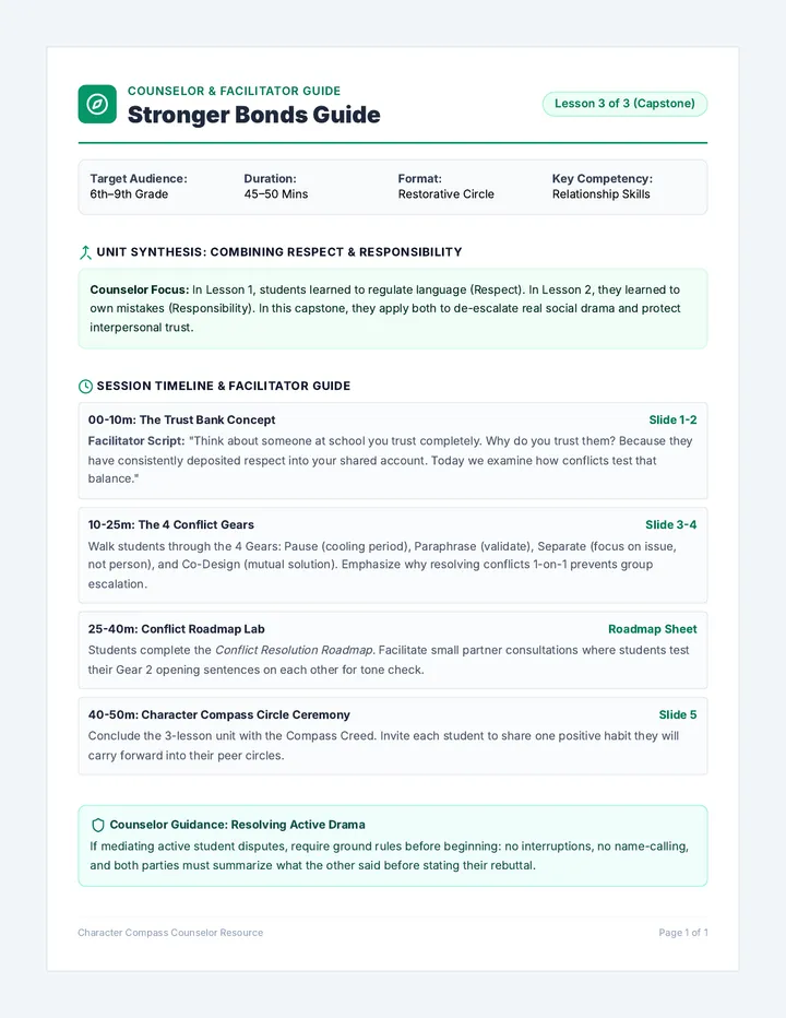 Stronger Bonds Guide