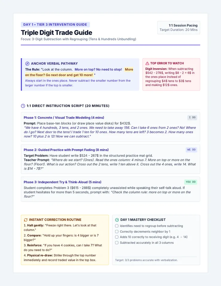 Triple Digit Trade Guide