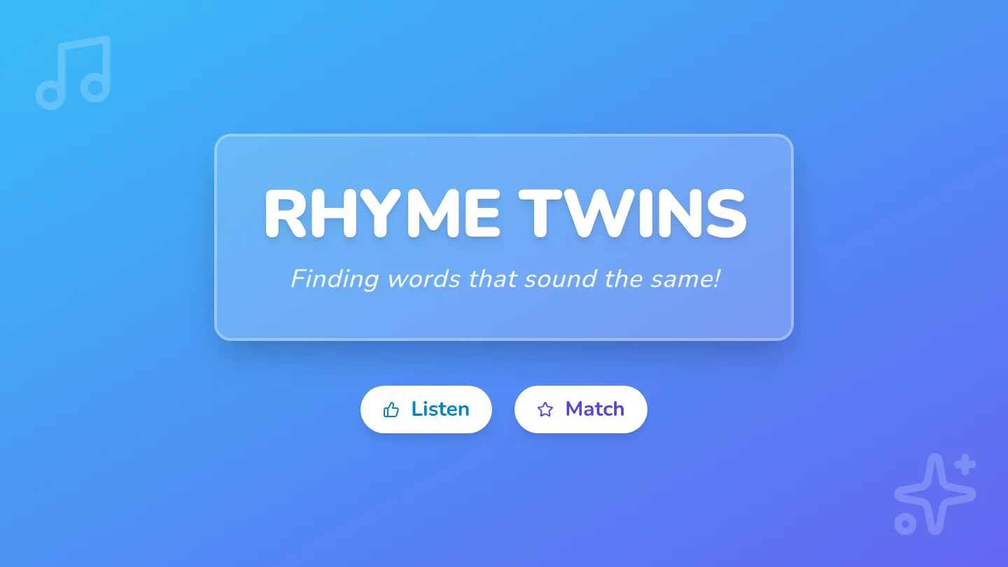 Rhyme Twins Slides