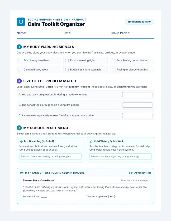 Calm Toolkit Organizer