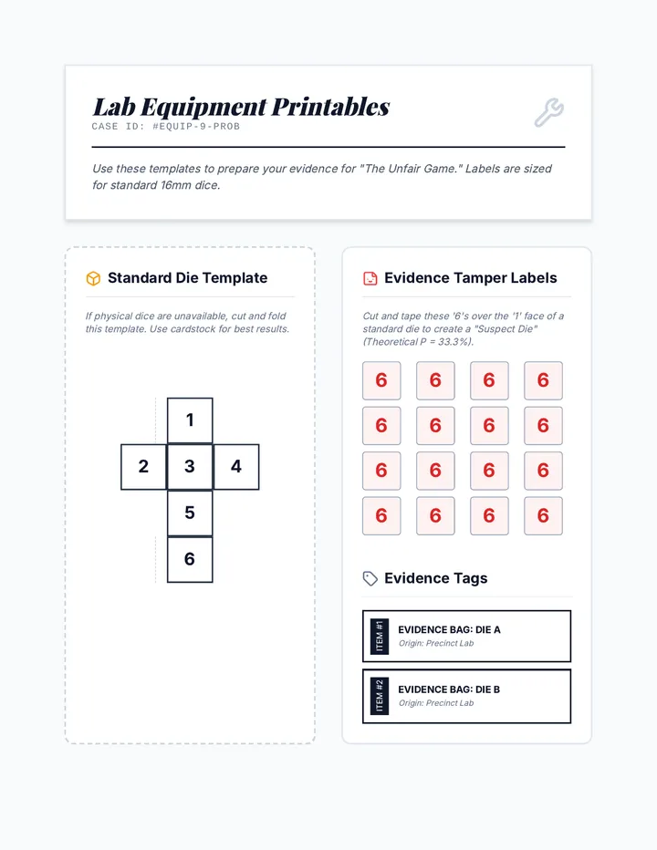 Lab Equipment Printables