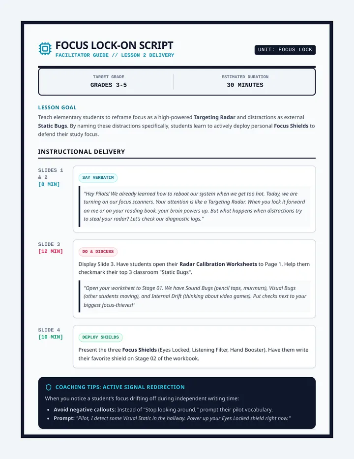 Focus Facilitator Script