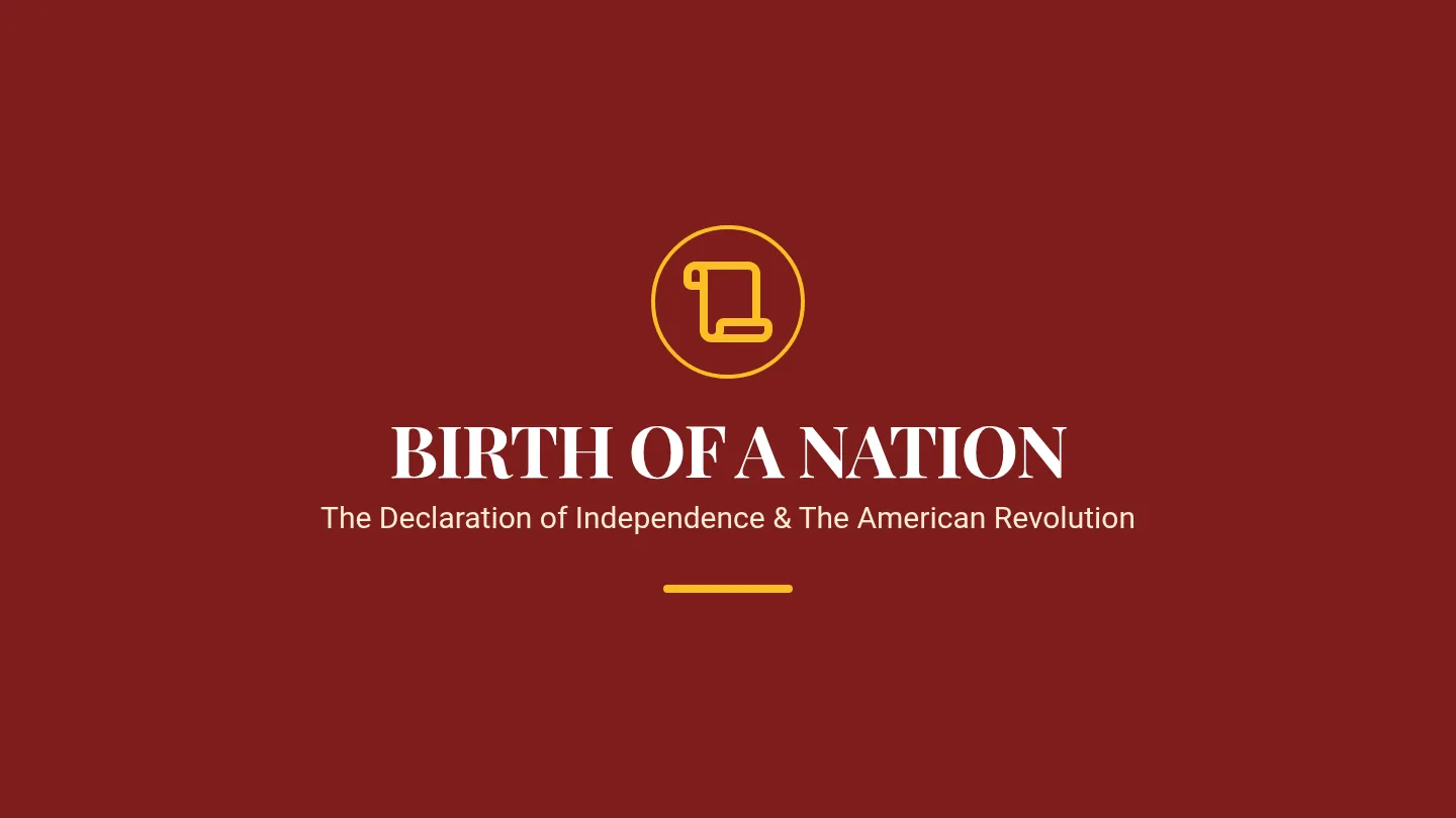 Birth of a Nation Slides