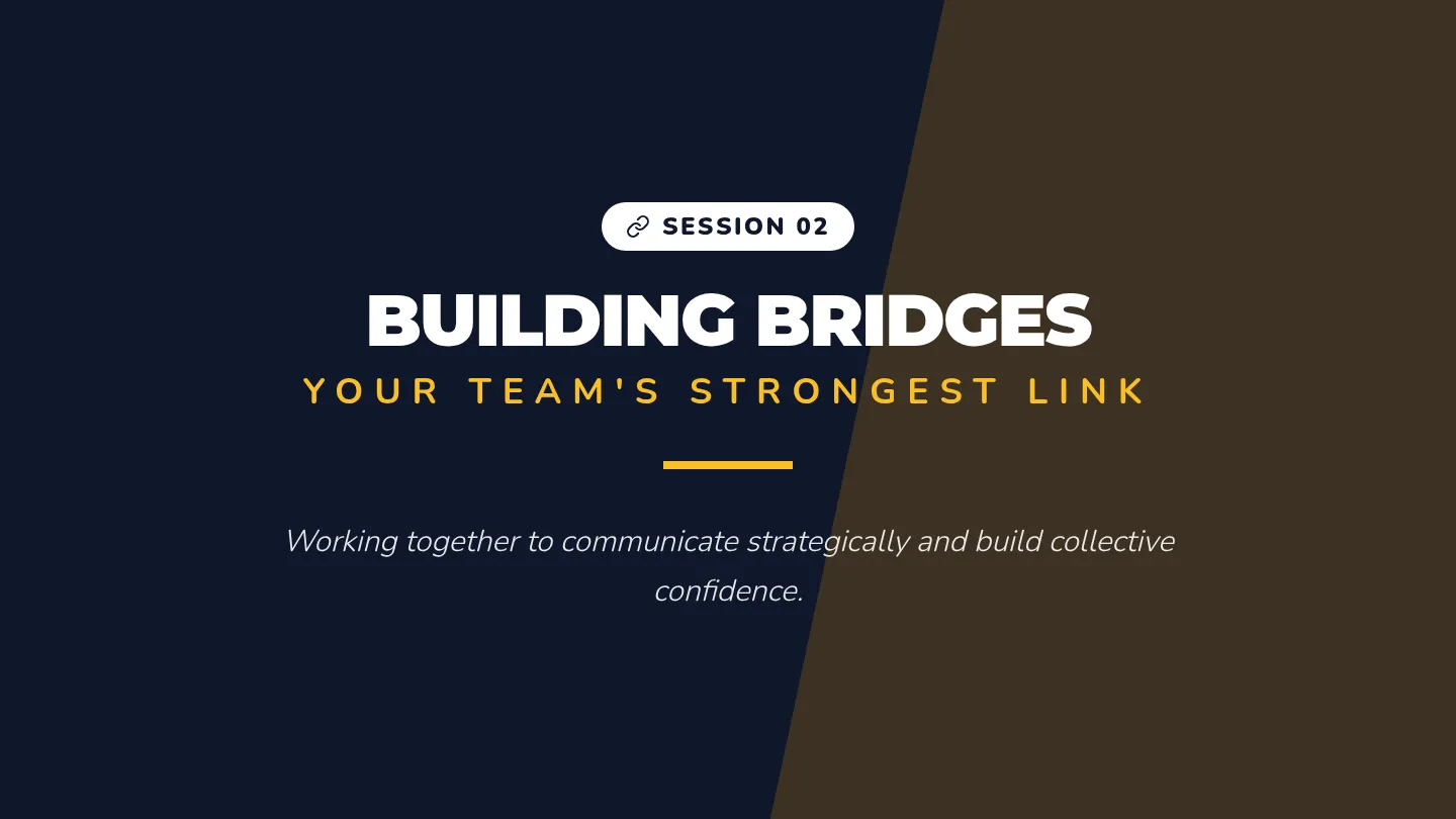 Building Bridges Slide Deck