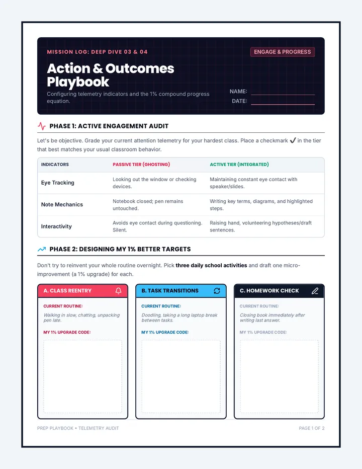Action and Outcomes Playbook