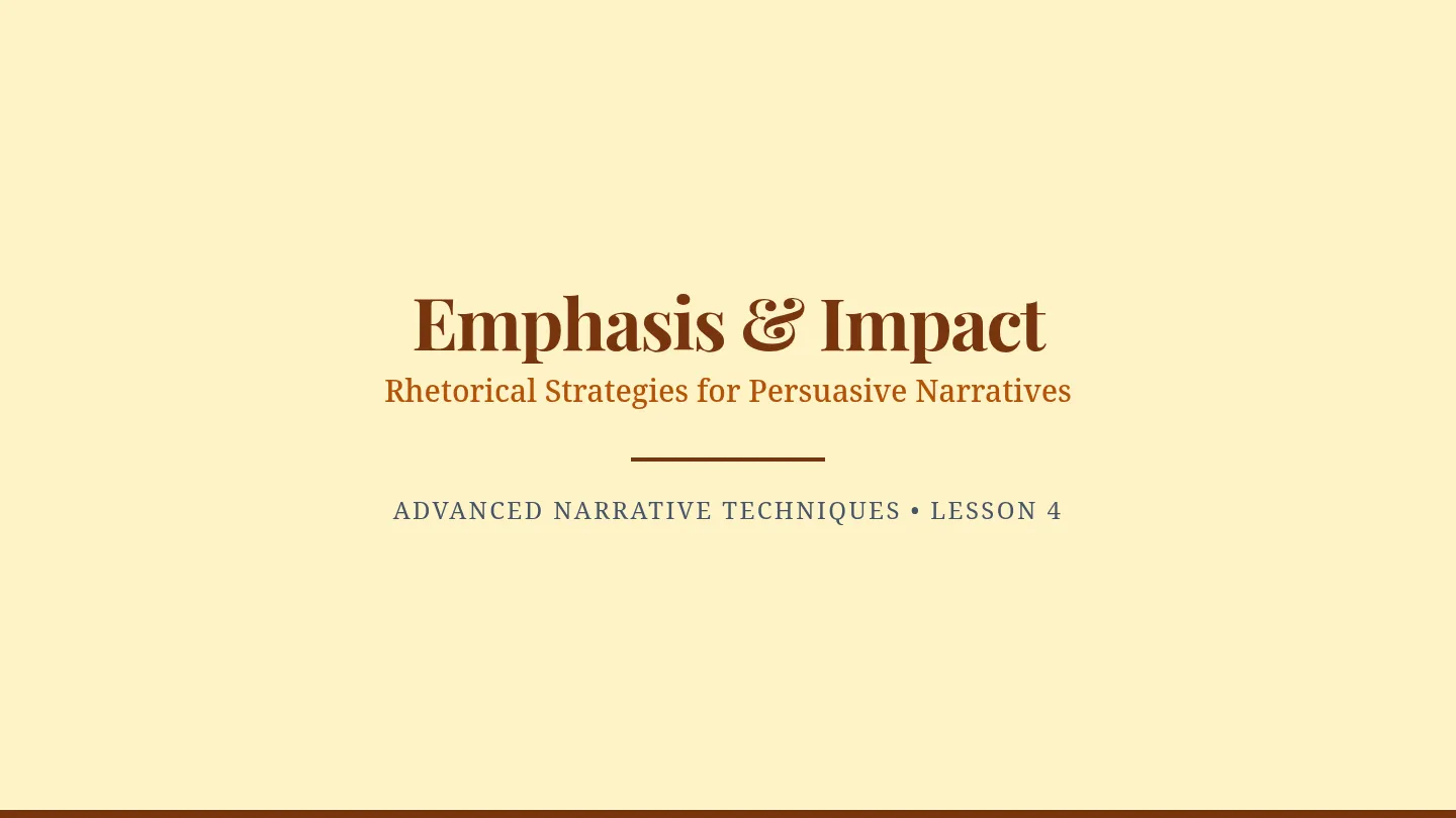 Persuasion Masterclass Slides
