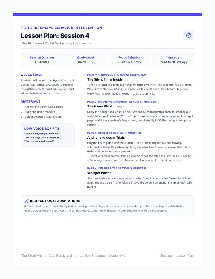 Ask and Count Lesson Plan