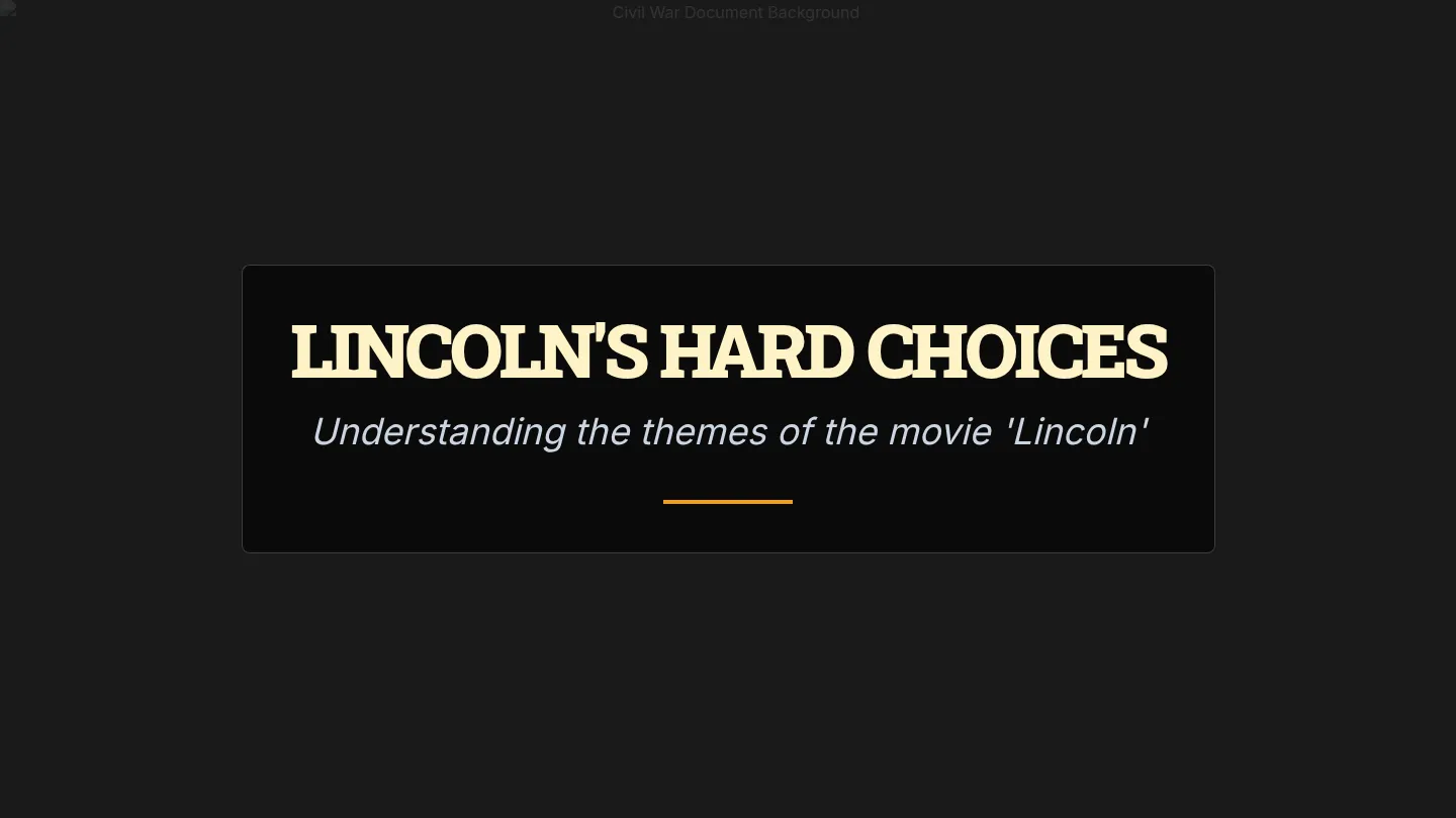 Lincoln Theme Slides