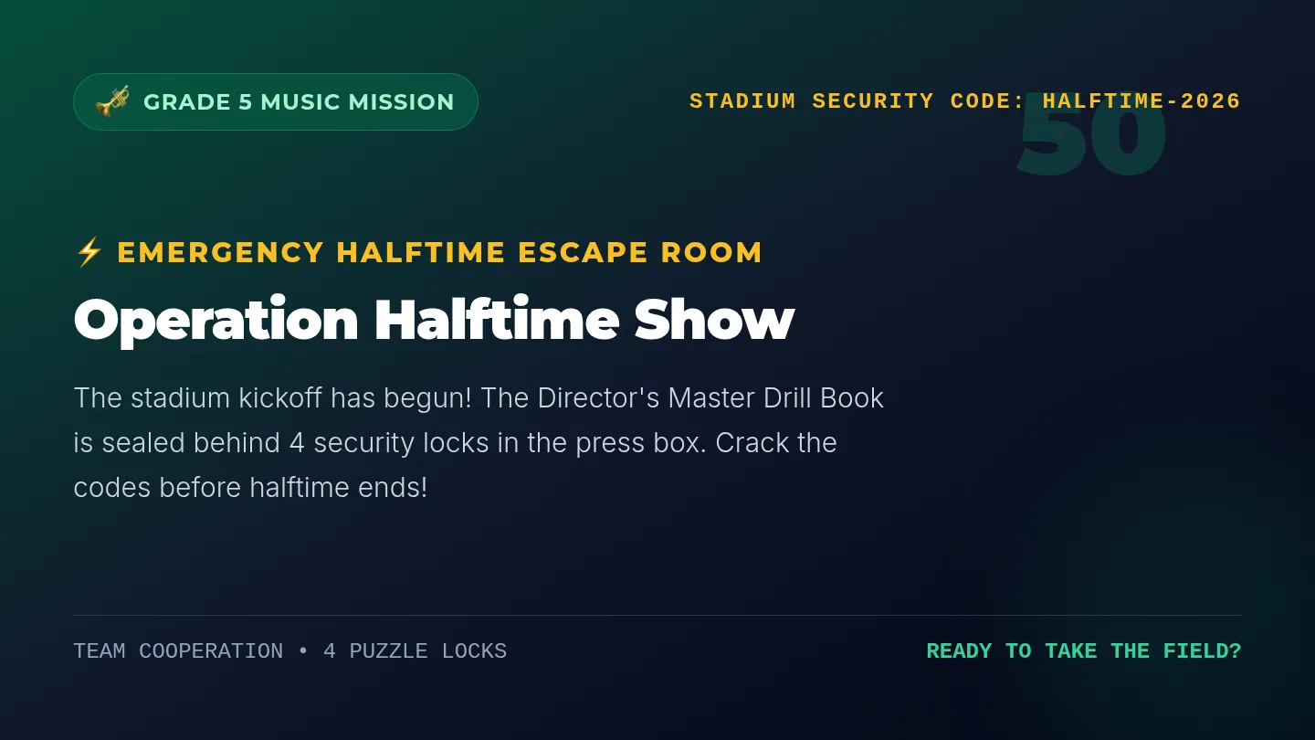 Halftime Escape Slides