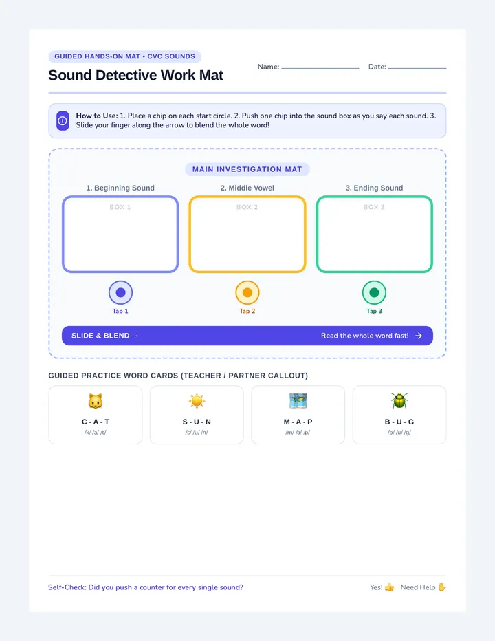 Sound Detectives Guided Mat