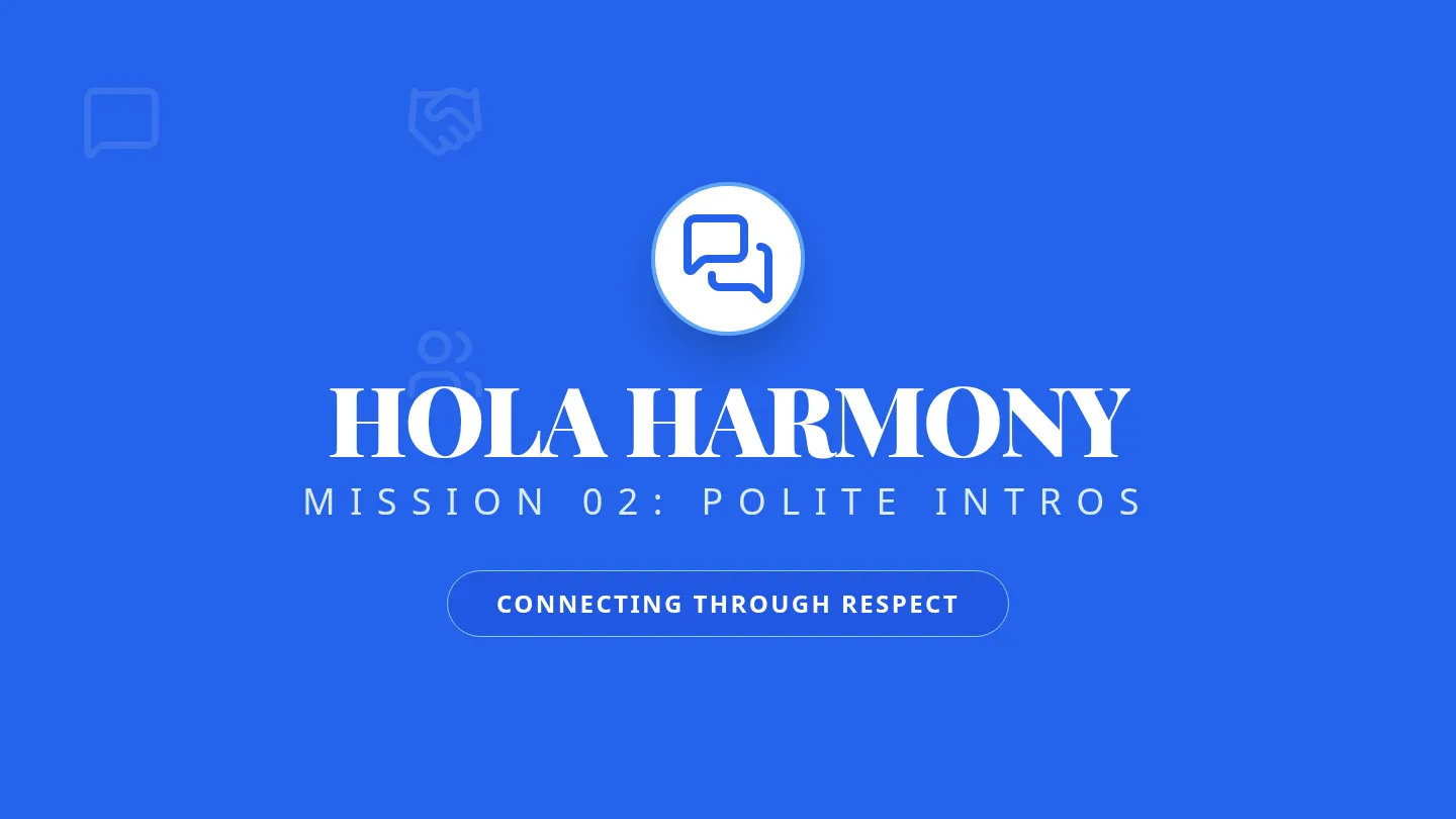 Hola Harmony Lesson Slides