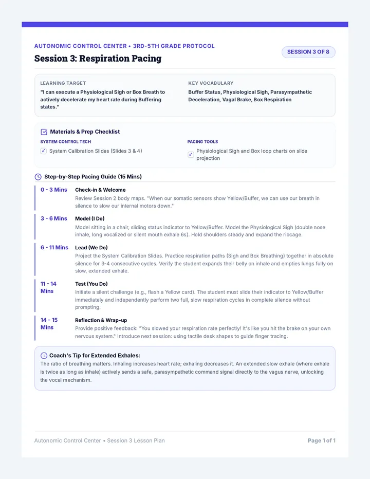 Session 3 Lesson Plan