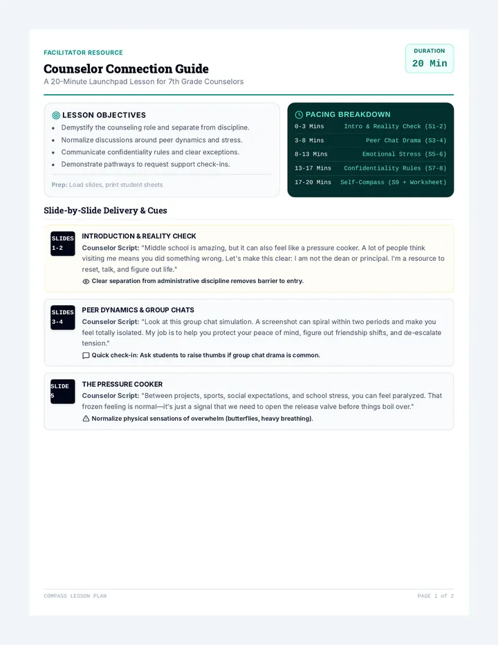 Facilitator Guide Booklet