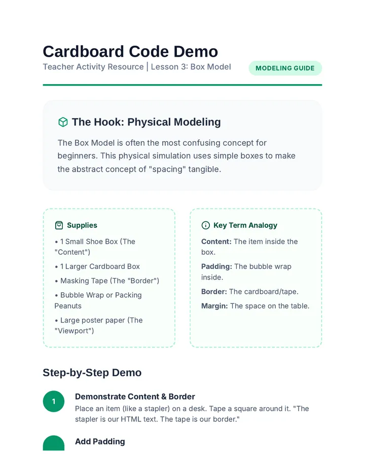 Cardboard Code Demo Guide • Material • Lenny.com