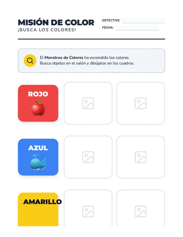 Color Hunt Checklist
