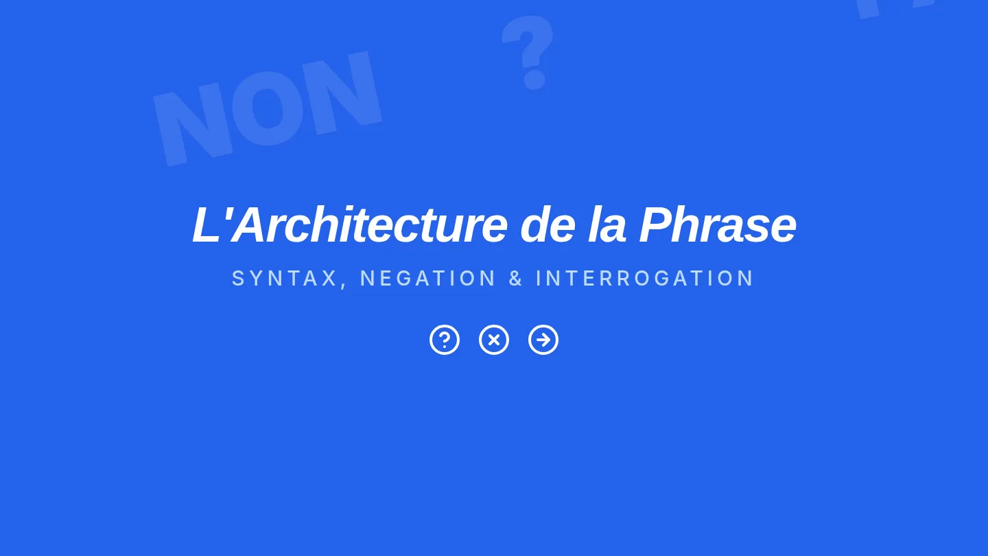 Syntax and Negation Slides