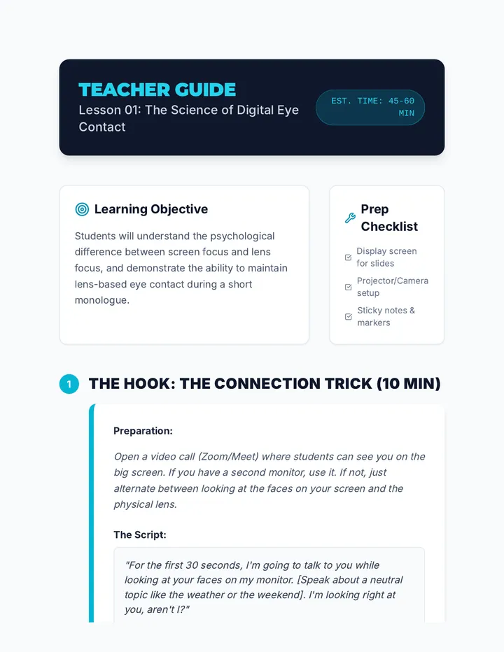 Focus Lab Teacher Guide
