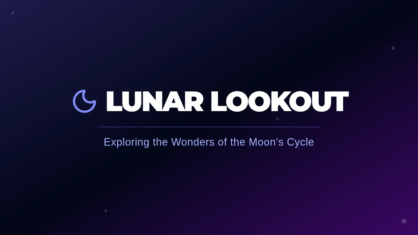 Lunar Lookout Slides