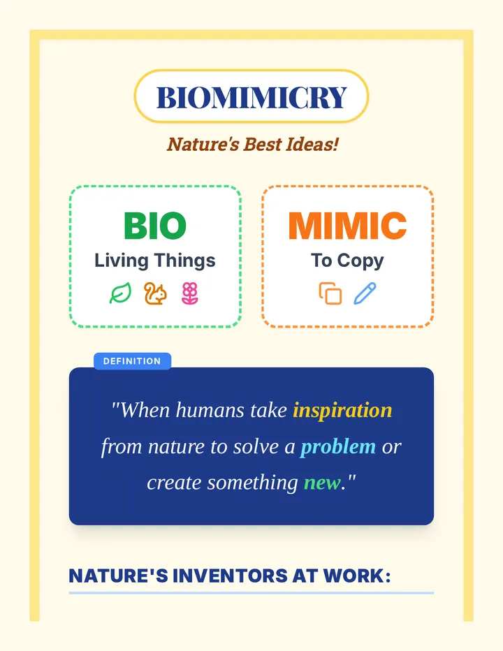 Biomimicry Anchor Chart