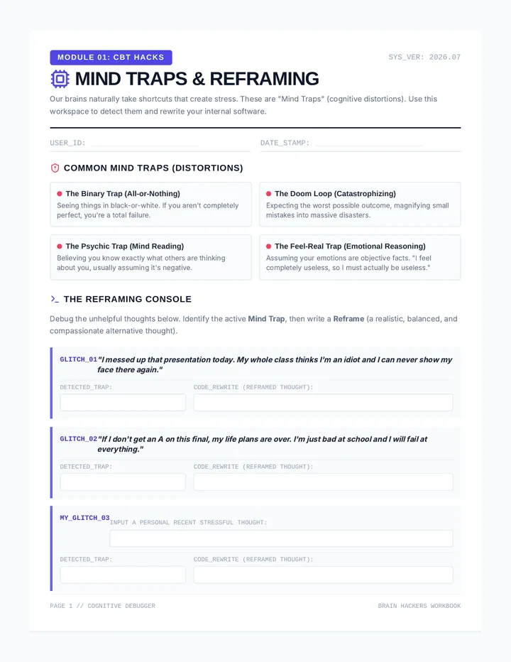 Brain Hackers Workbook