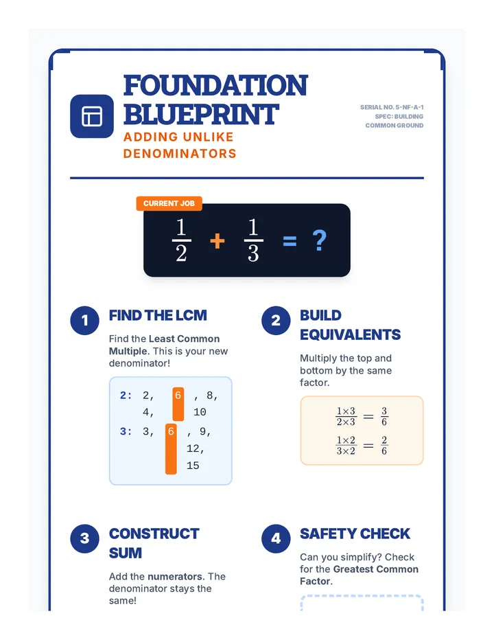 Foundation Blueprint Anchor Chart