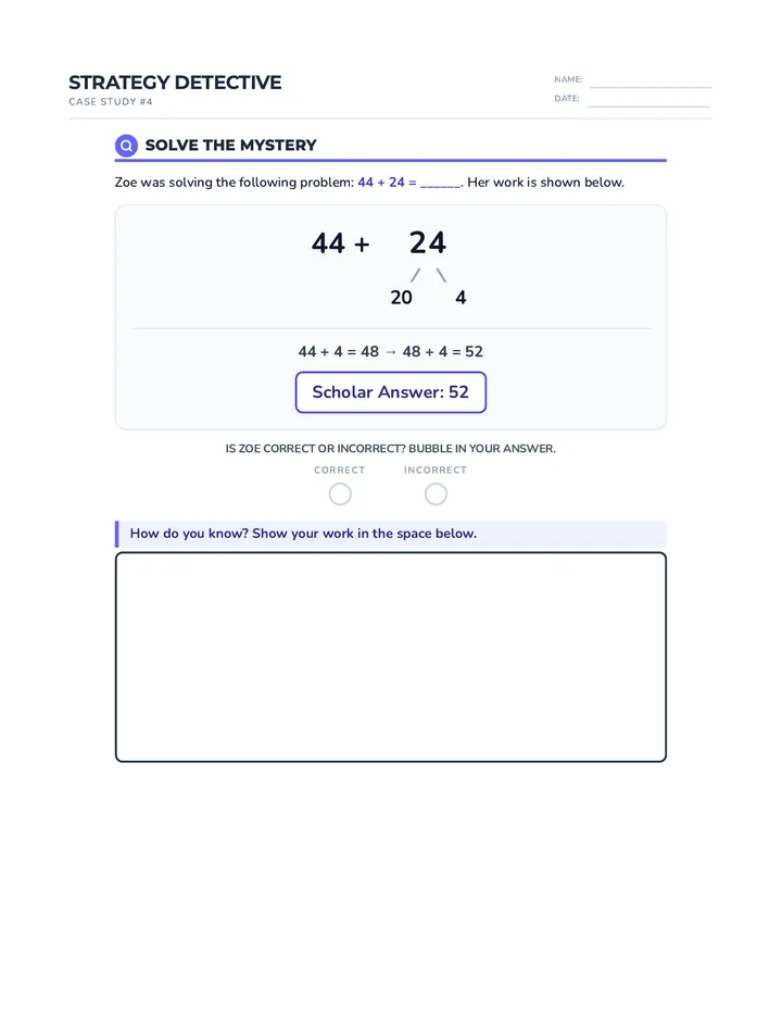 Strategy Detective Case 4 Worksheet