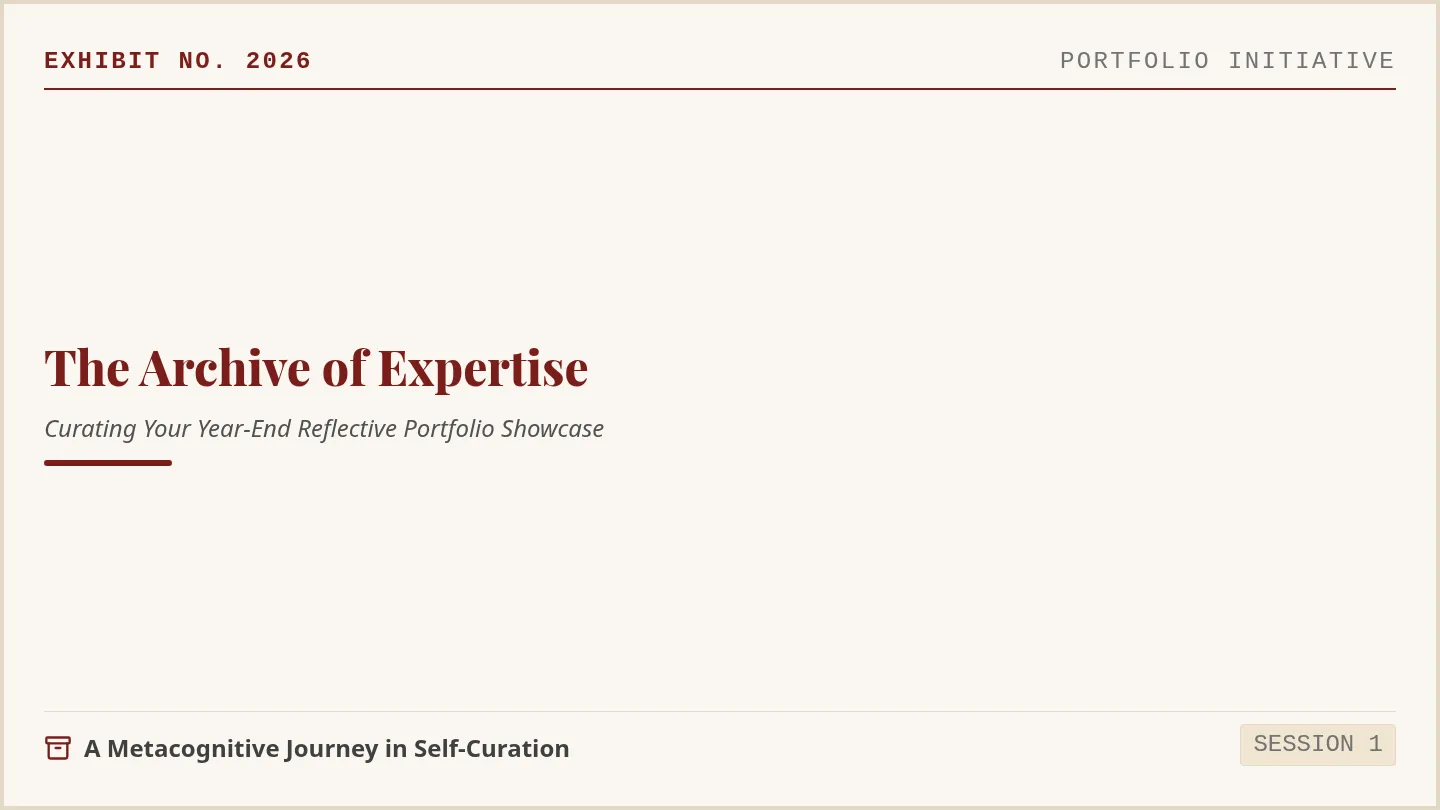 Expertise Archive Slides