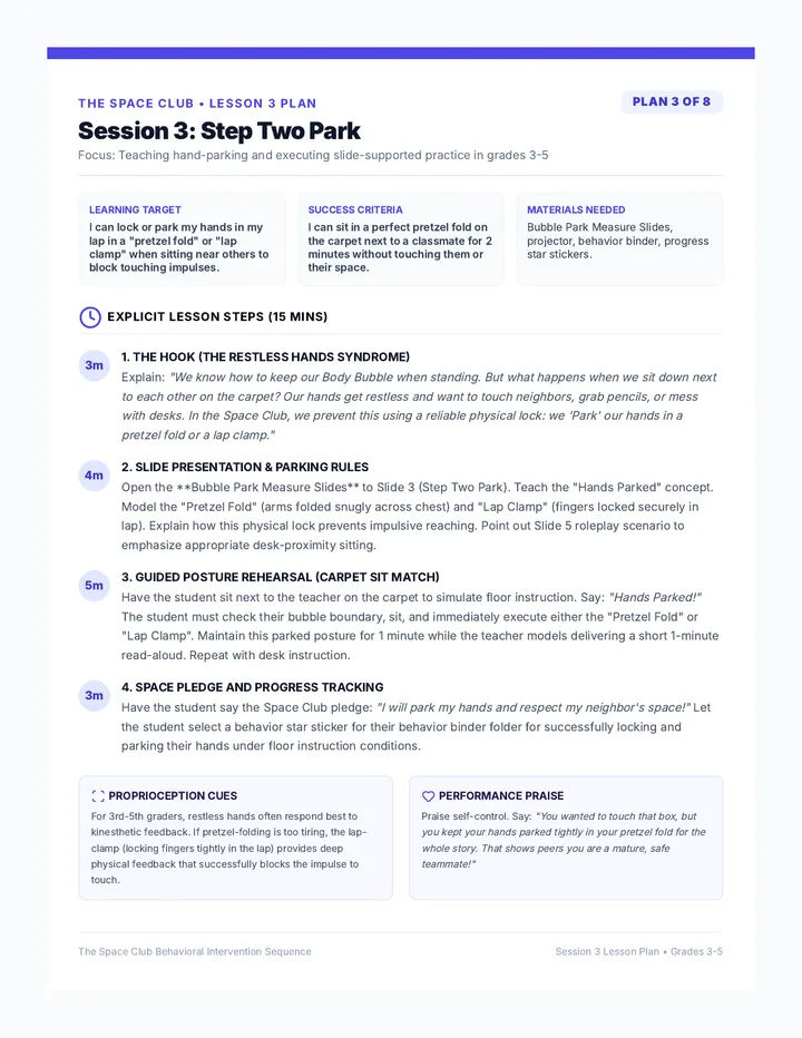 Body Match Lesson Plan