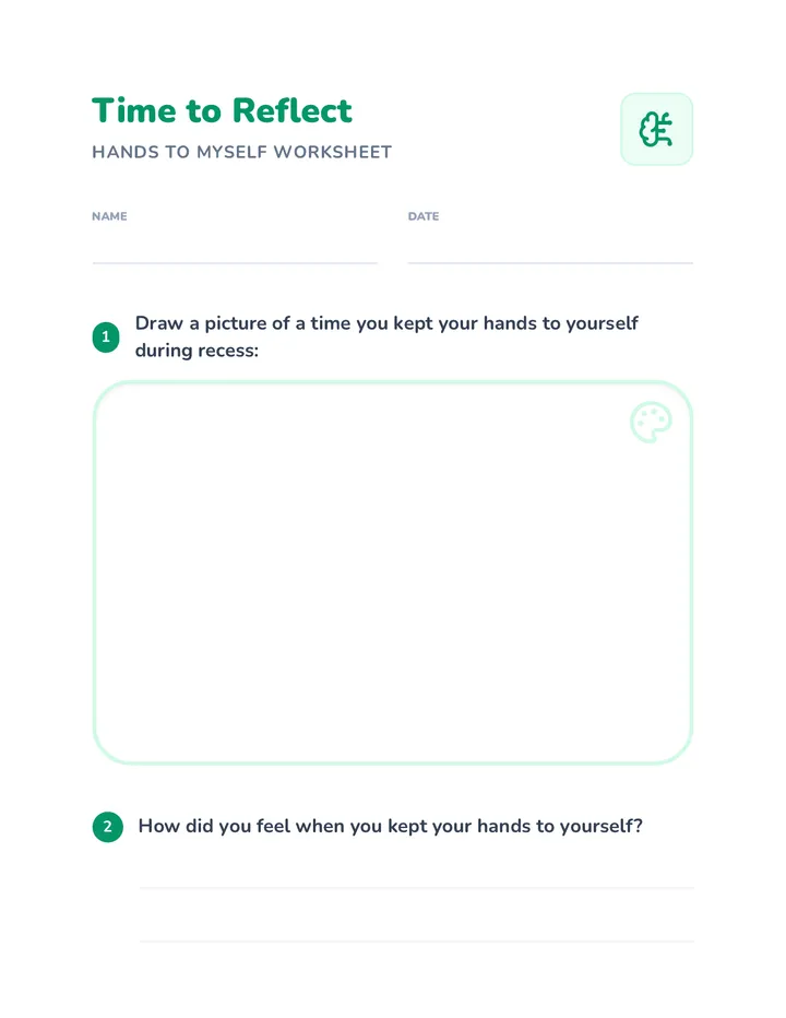 Reflection Worksheet
