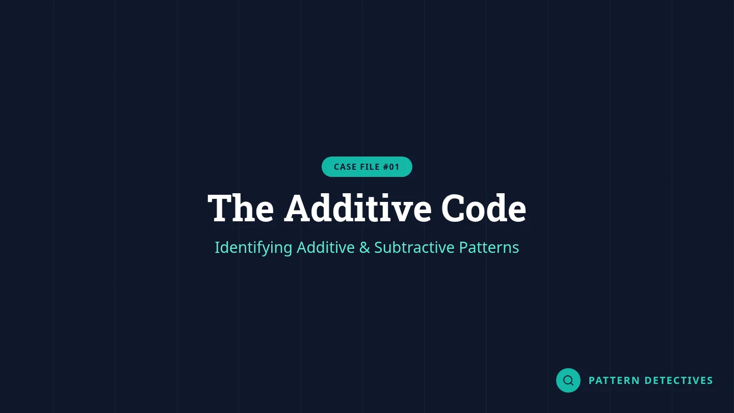 The Additive Code Slides