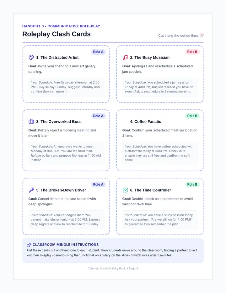 Roleplay Clash Cards