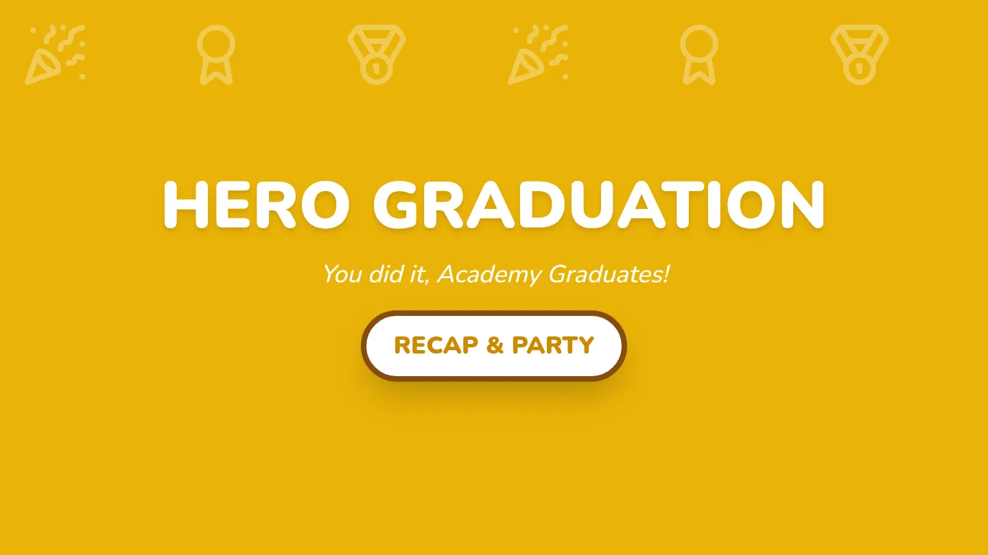 Hero Graduation Slides Celebration