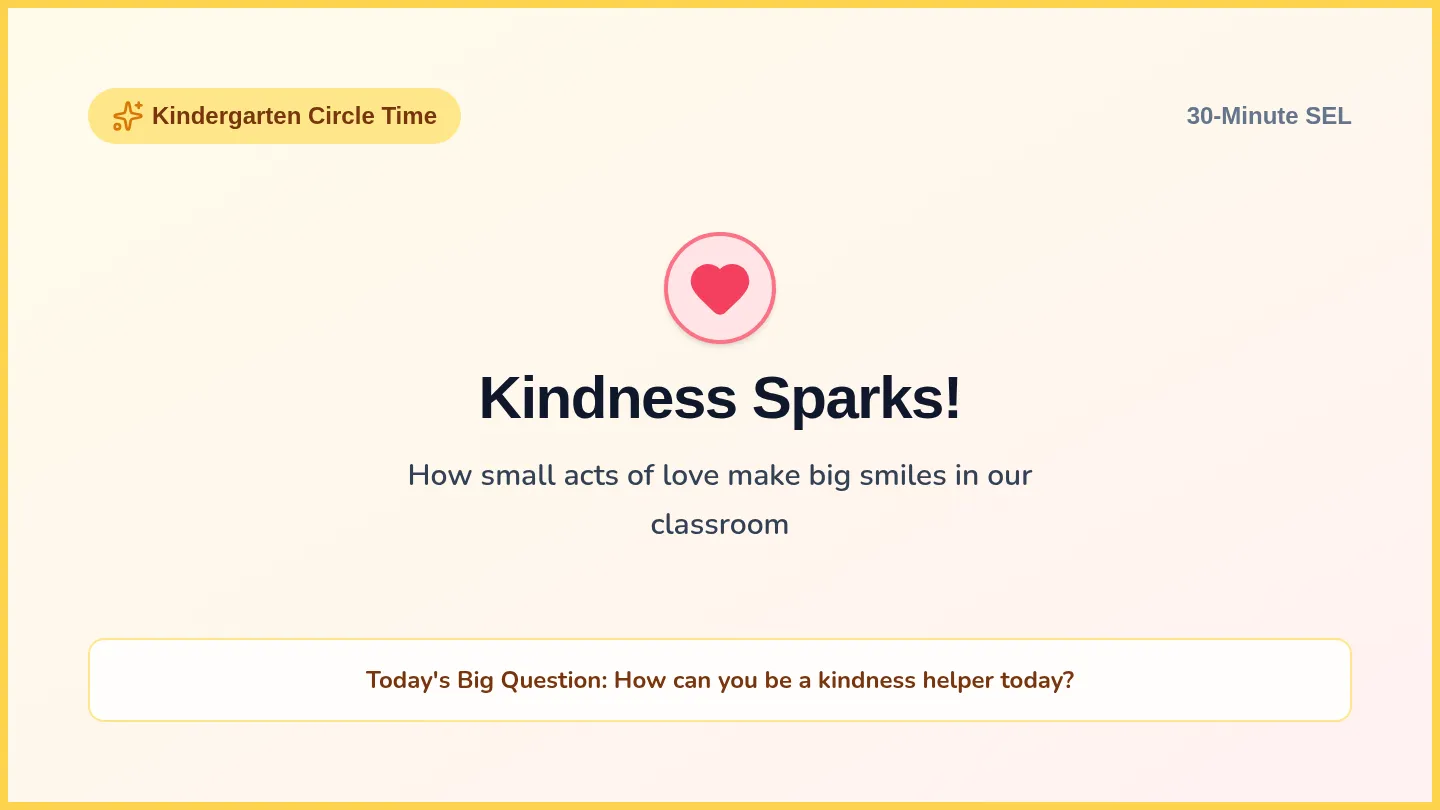Kindness Sparks Slides