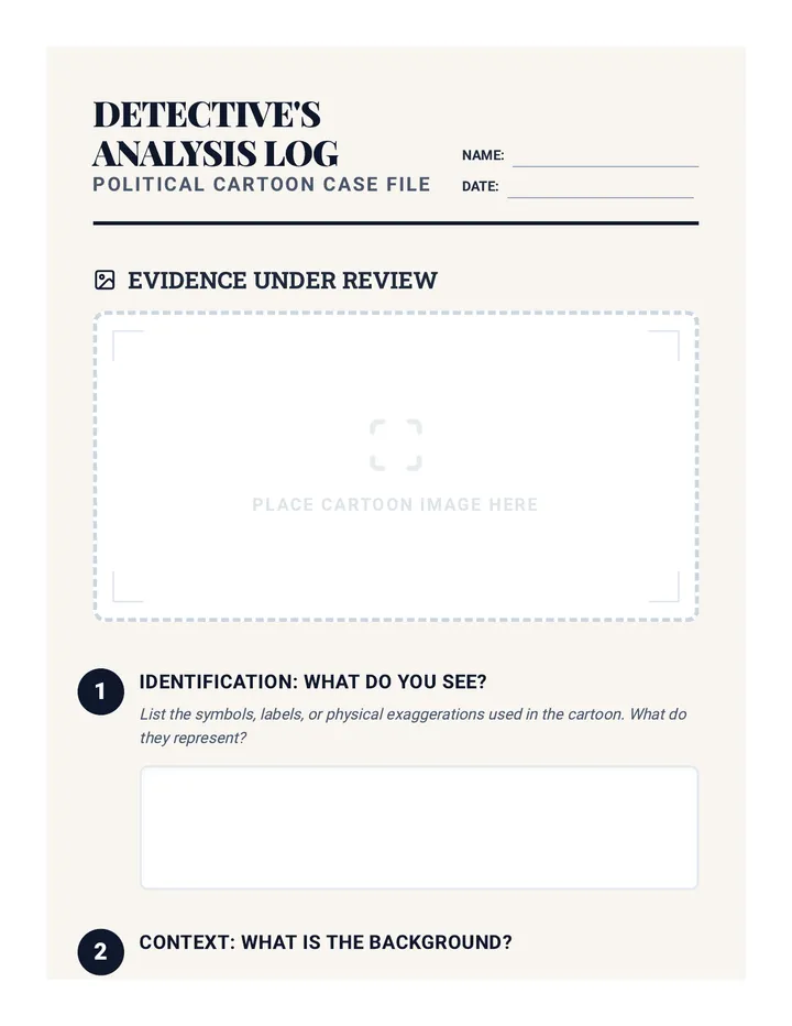 Three Question Analysis Worksheet