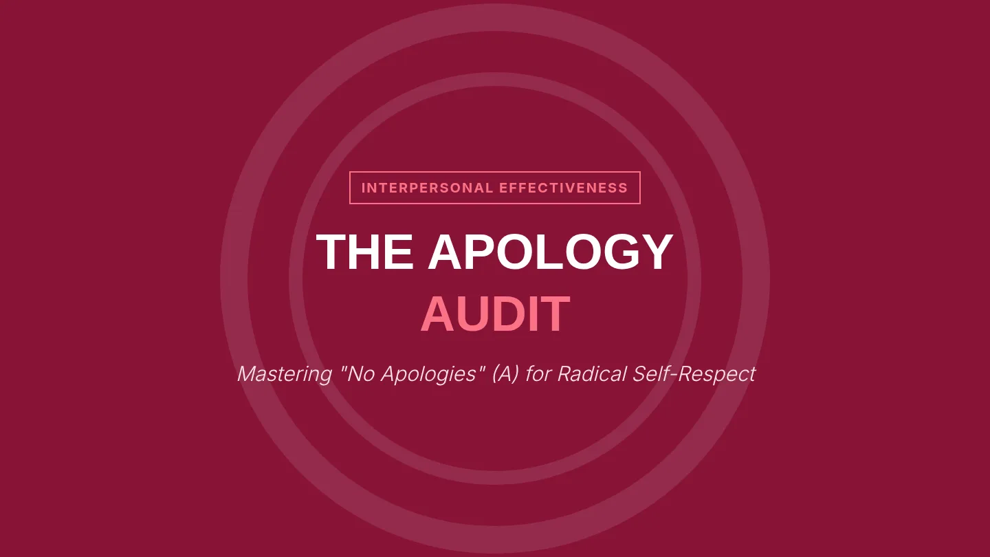 Apology Audit Slides