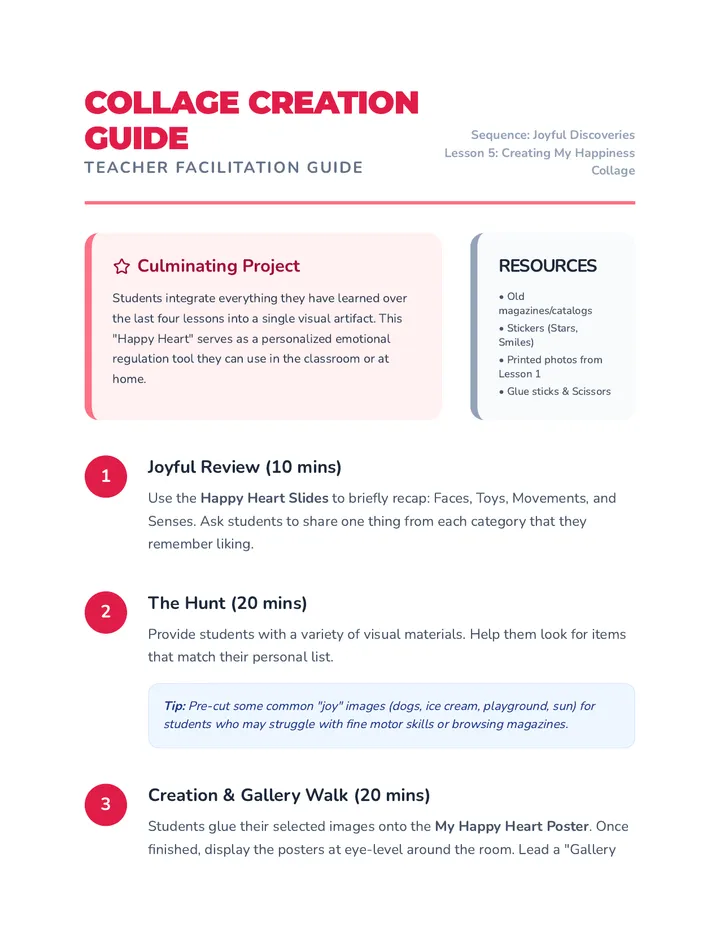 Collage Creation Guide page 1