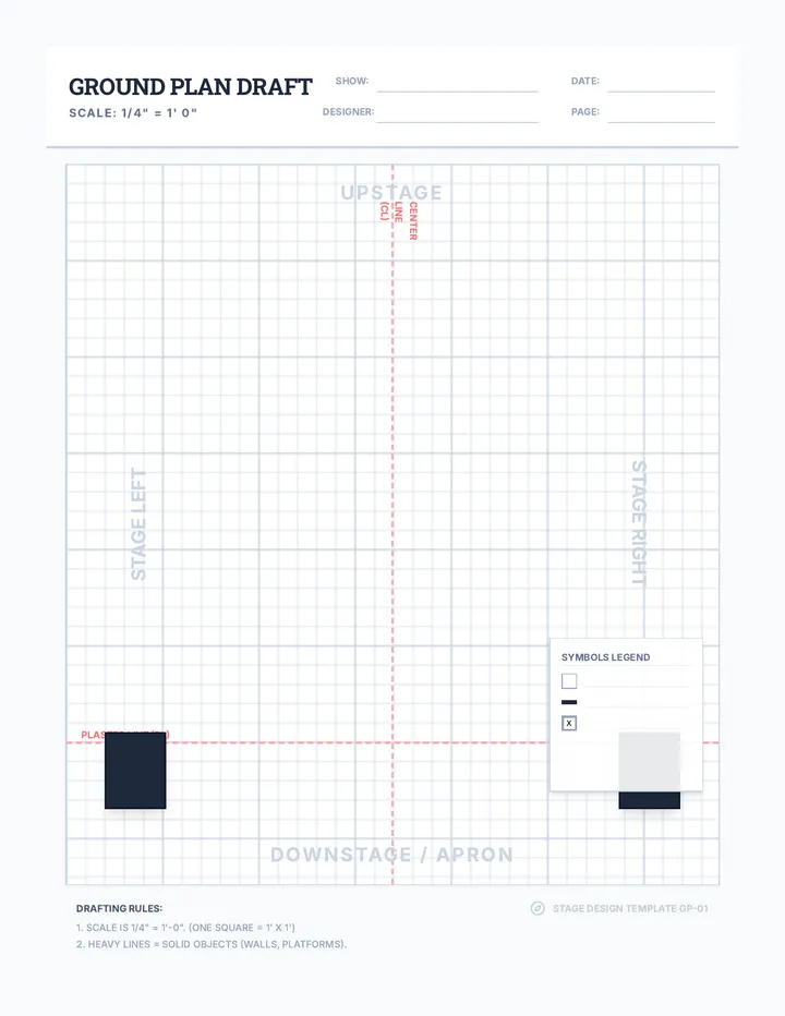 Ground Plan Template