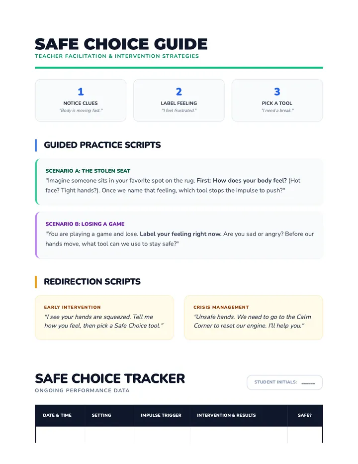 Safe Choices Guide