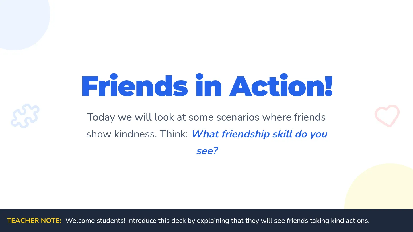 Object Lesson About Friends How Do We Build Friendship • Lesson • Lenny.com