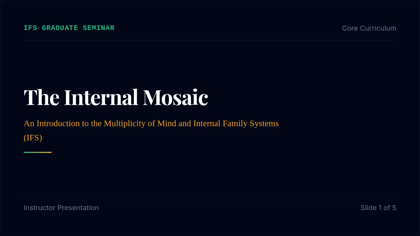 Internal Mosaic Slides